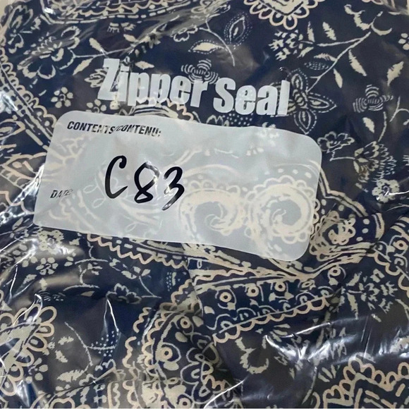 Roommates women’s blue paisley floral lightweight flowy cottagecore  boho top 3X - Picture 8 of 8